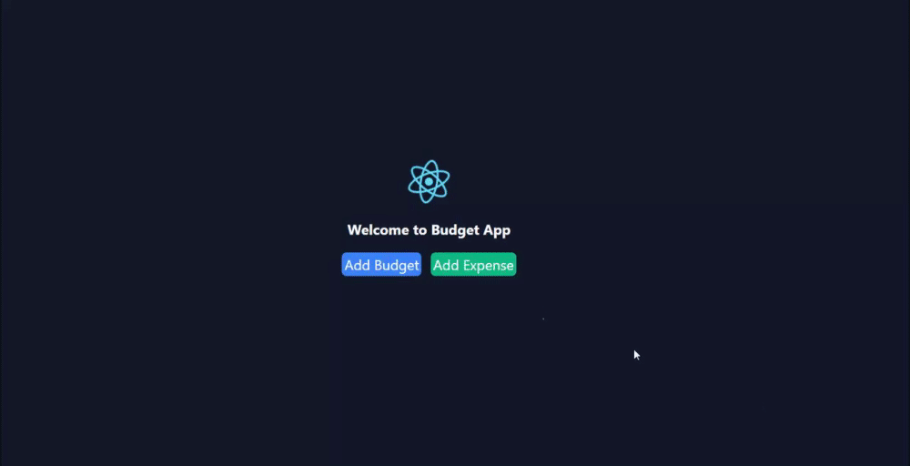 React Budget App