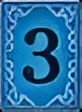 Okey tile 19
