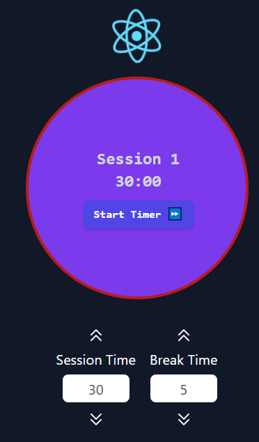 React Pomodoro App