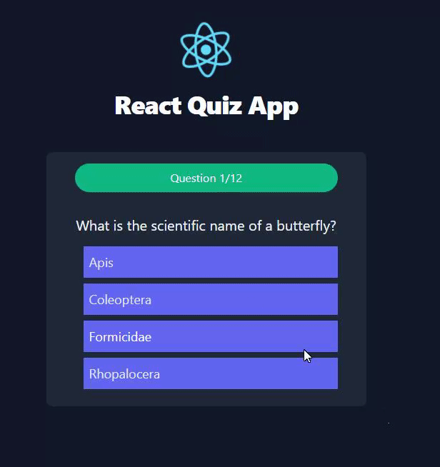 React Quiz App