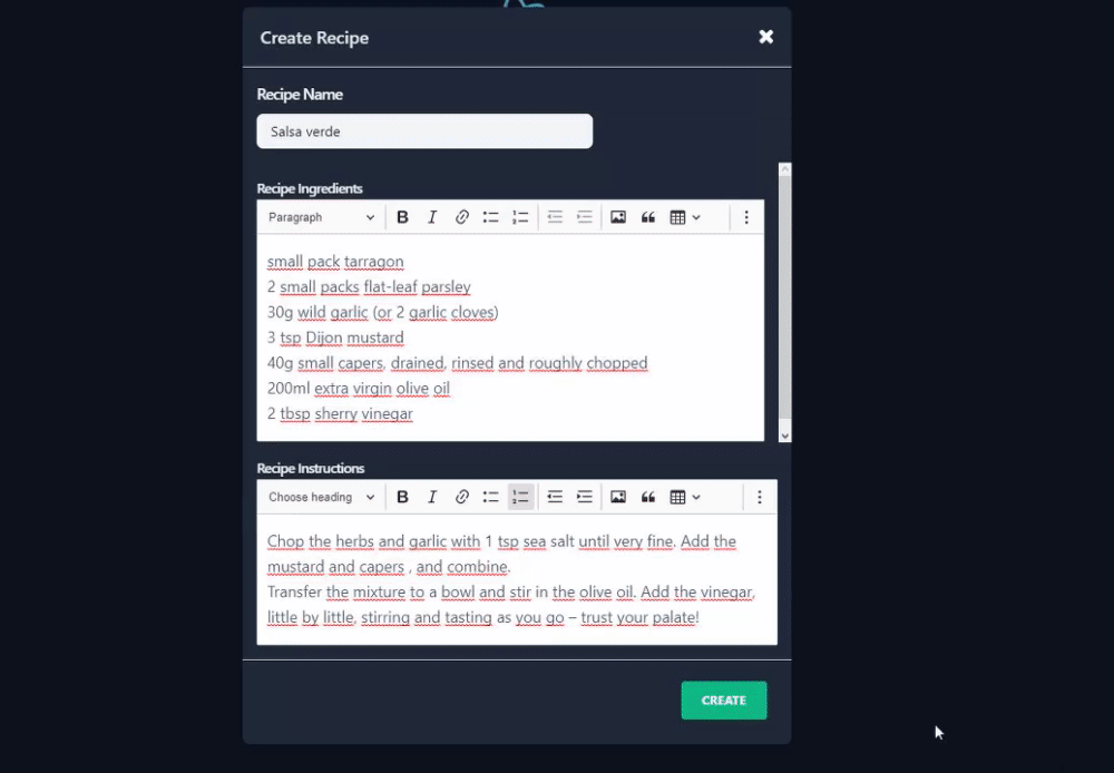 React Recipe App