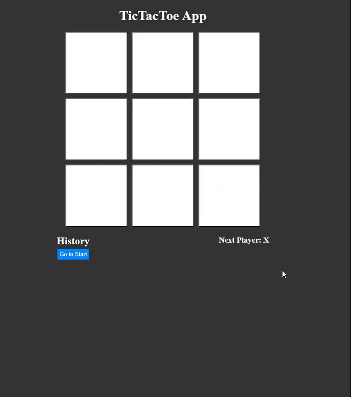 React TicTacToe App