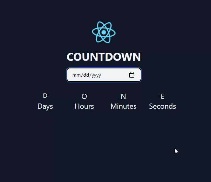 React Countdown App 2