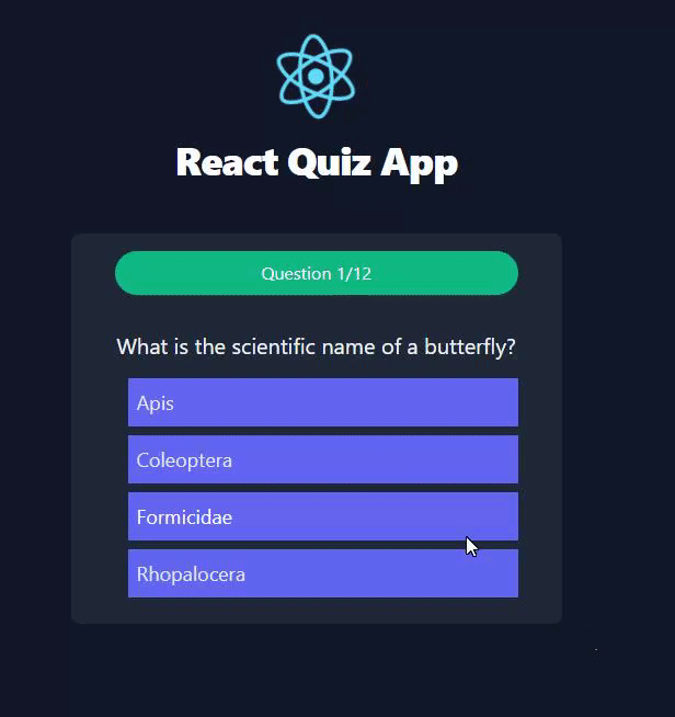 React Quiz App